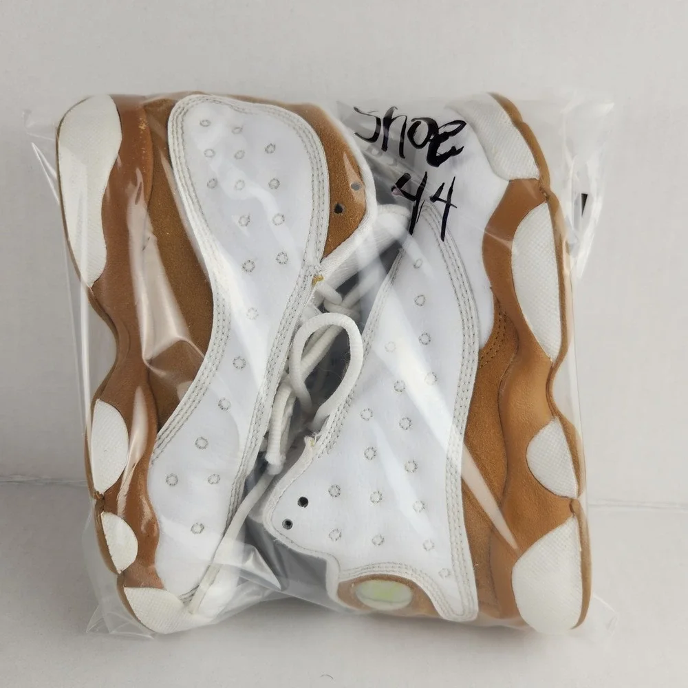 Jordan Shoes Kids 12C White Wheat Air Jordan 13 Retro DJ3005-171 Basketball‎ Mid